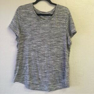 dip Heathered‎ Gray Fitted T-shirt Sz XXL EUC